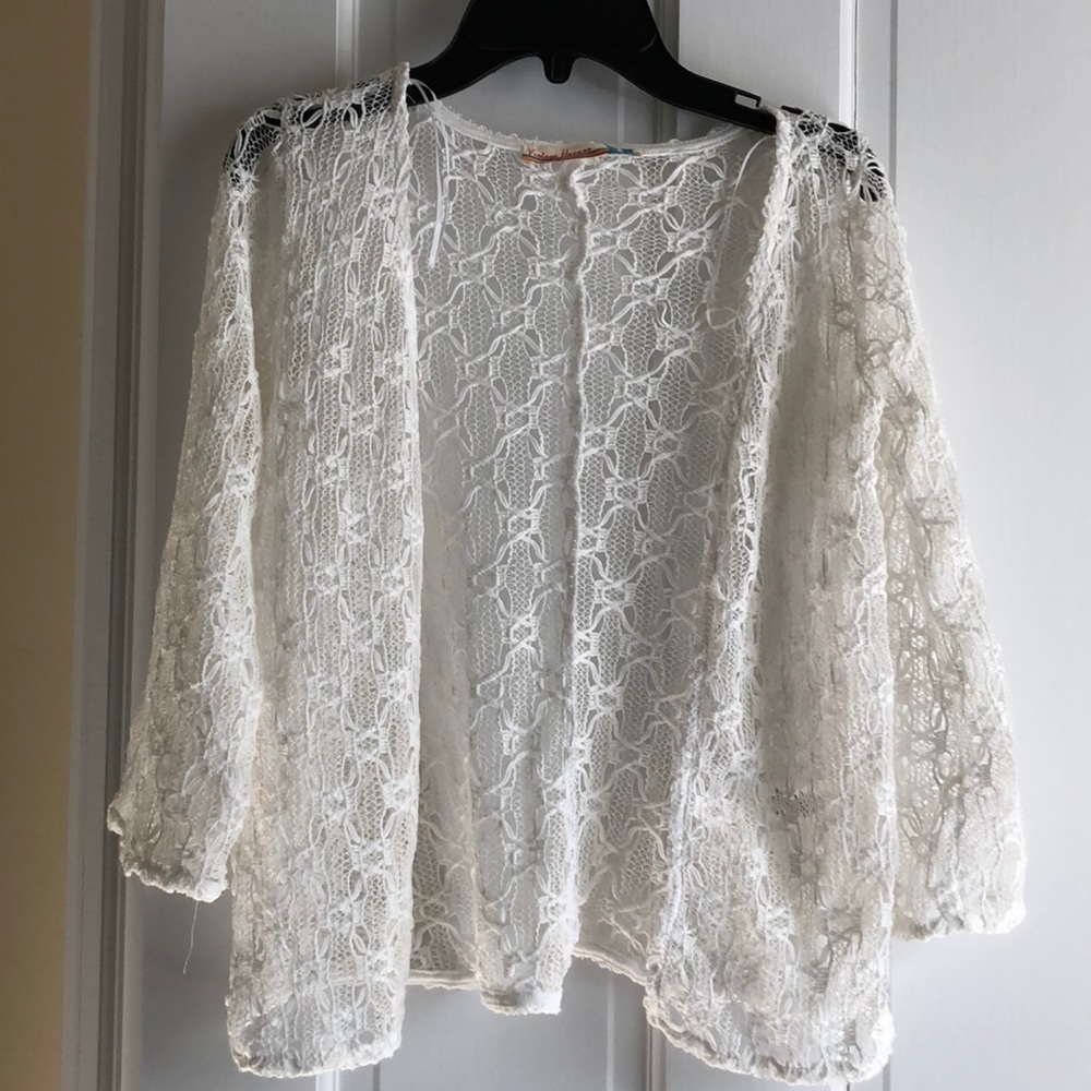 Vintage Lace cardigan. Size 14 girls